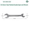 Двусторонний рожковый гаечный ключ SATA, Размеры: 8-24mm (Тип вилки)