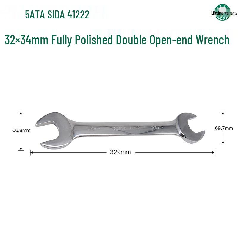 Двусторонний рожковый гаечный ключ SATA, Размеры: 8-24mm (Тип вилки)