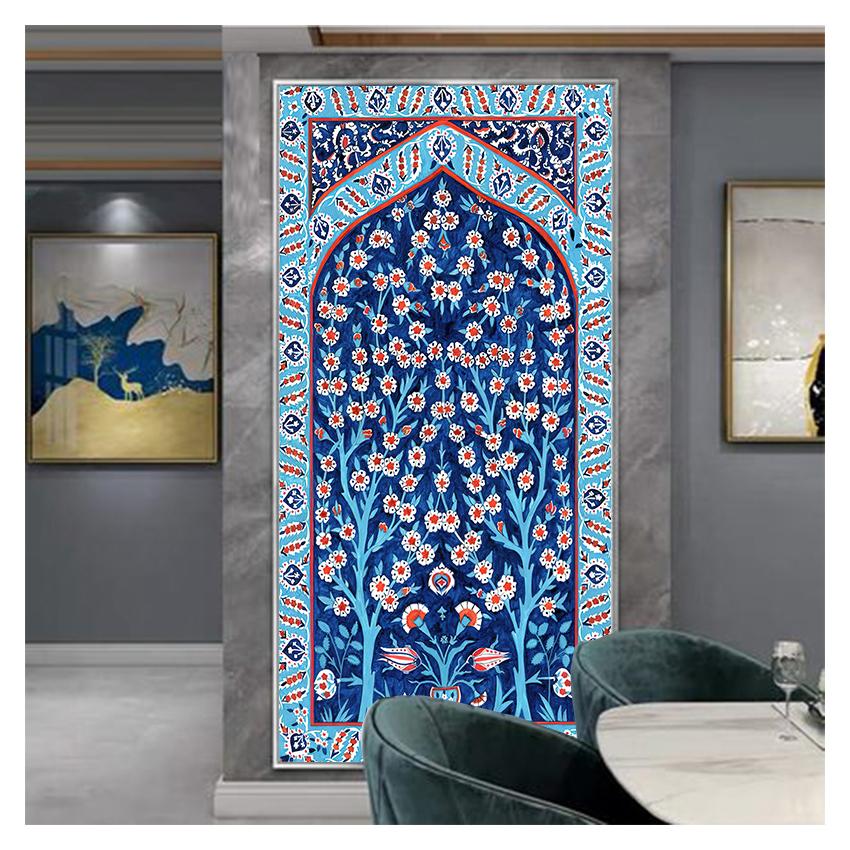 Картины с принтами, традиционные османские цветочные настенные художественные картины, холст, постер, домашний декор, турецкая плитка, Древо жизни, акварель