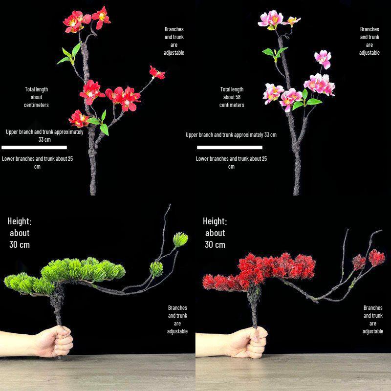 Sashimi Decoration Set: Bamboo Leaves, Edible Flowers & Plants for Salmon and Seafood Dishes