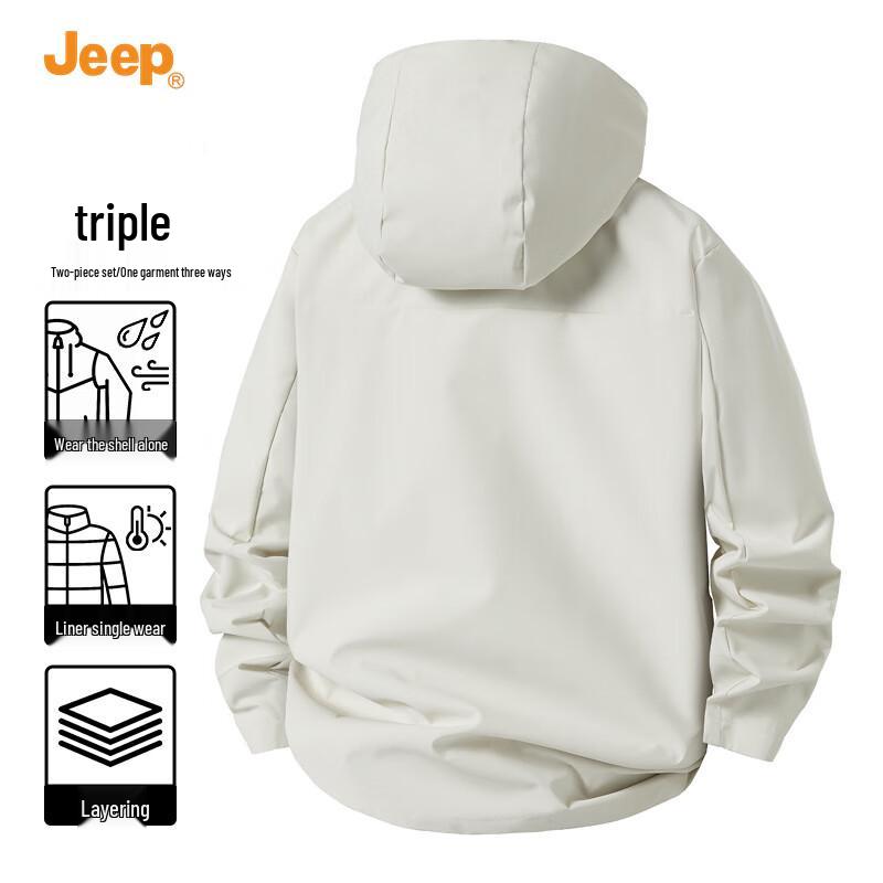 Jeep Мужская куртка 3-в-1 для осени/зимы для активного отдыха