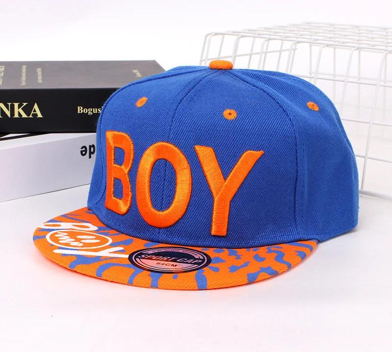 Унисекс Детская Вышитая Хип-Хоп Кепка Snapback Малыш Плоская Тракер Бейсболка Солнцезащитная Кепка Для Девочек И Мальчиков Аксессуар Для Танцевальной Одежды