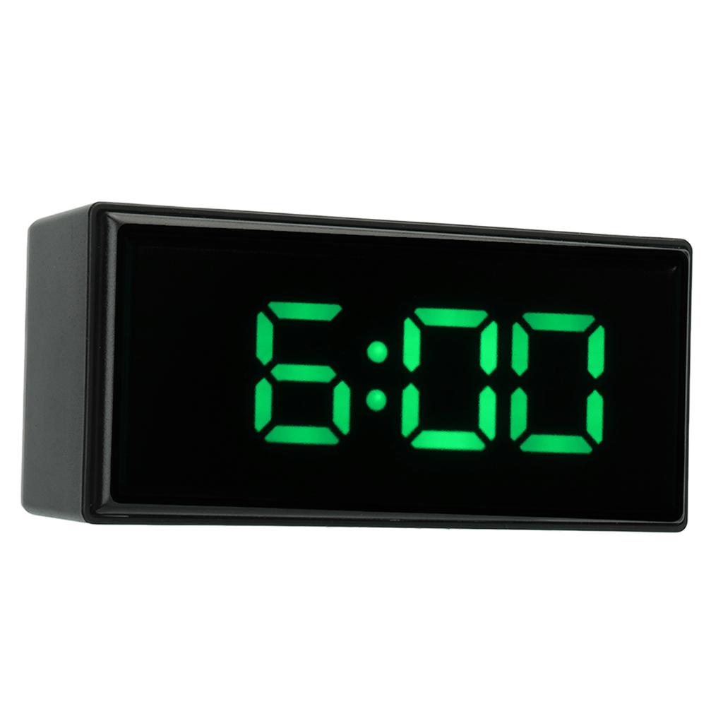 Mirrored Digital Alarm Clock Smart Light Sensing LED Display Digital Smart Clock with Two Display Mode Snooze Function