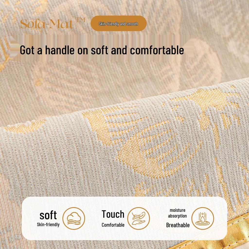 2025 Универсальная шенилловая подушка для дивана - Нескользящая, Четыре сезона, Высококачественный чехол для диванов прямой расстановки