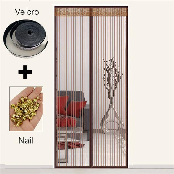Anti-mosquito Nets for Doors Kitchen Curtains Insect Protection Magnetic Durable Washing Car Fly Mesh Magnets Separators Screens