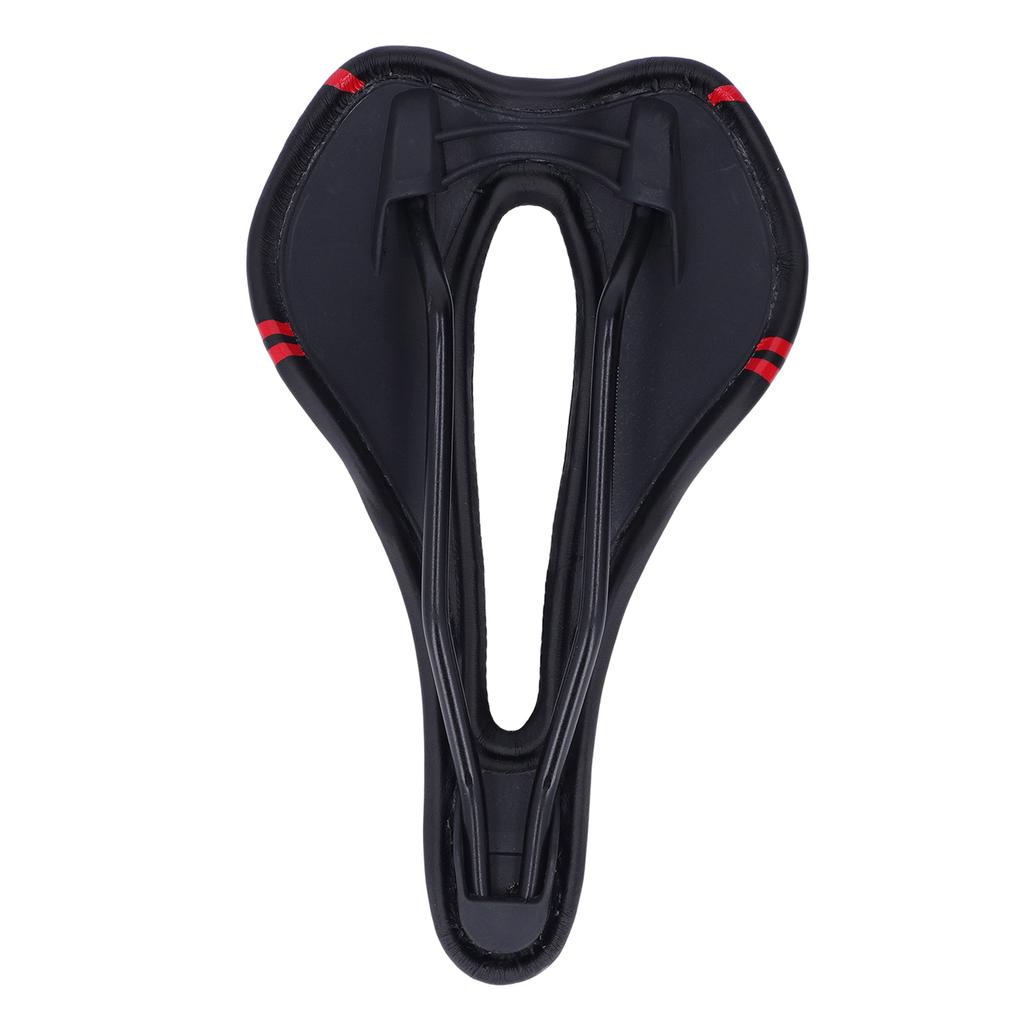 Mountain Bike Saddle Cushion Microfib PU Lth Hollow Brthable for Road Riding