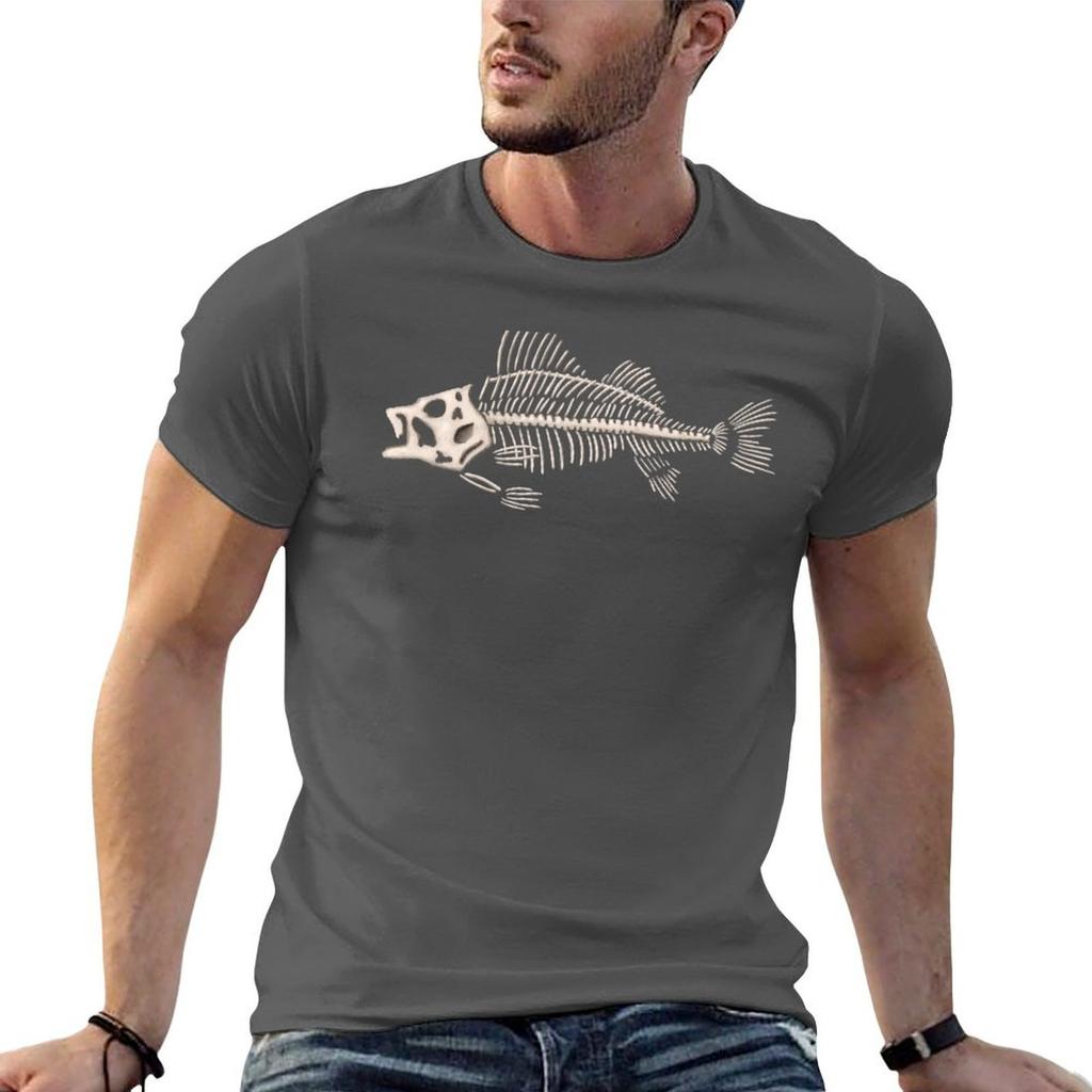 Skeleton Salmon TShirt Unisex tshirt t shirt Unisex plain cotton t shirts high quality Tshirt