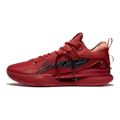 Баскетбольные кроссовки Li Ning Flash 8 Premium Shock Absorbing Non-Slip Wear-Stick-Now-Top для мужчин, красные ABAS005-5