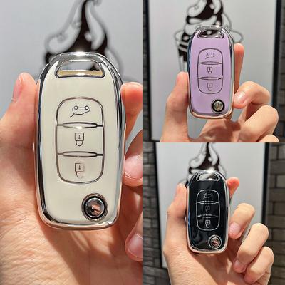 Новый чехол для ключей из ТПУ для Renault Kwid 2023 Kadjar Captur Megane Sandero Stepway Logan Clio 5 2022 Arkana 2020 2021