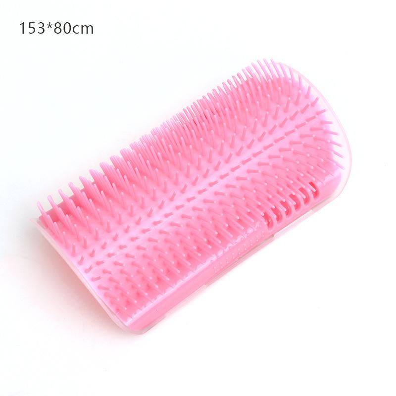 Durable Space-saving Design Pet Grooming Brush Wall Corner Pet Supplies Cat Massage Brush Rubbing Suitable Cat Scratching Device Supply