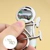 Creative Bike Keychain Bottle Opener Alloy Gift Bag Backpack Hanging Decoration For Men Cycling Enthusiasts