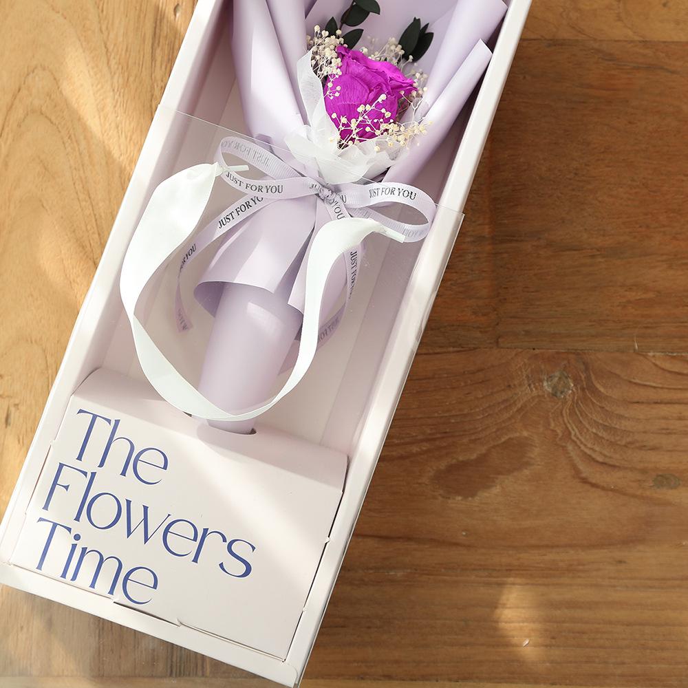 Luxury Preserved Single Rose Bouquet - Valentine's Day Gift for Wife