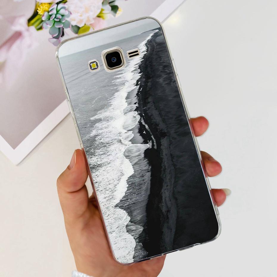 Модный чехол для Samsung Galaxy J7 Core / J7 Neo / J7 Nxt / J7 2015 J700F J701F J701M Мягкий силиконовый ТПУ задняя крышка Чехлы для телефона