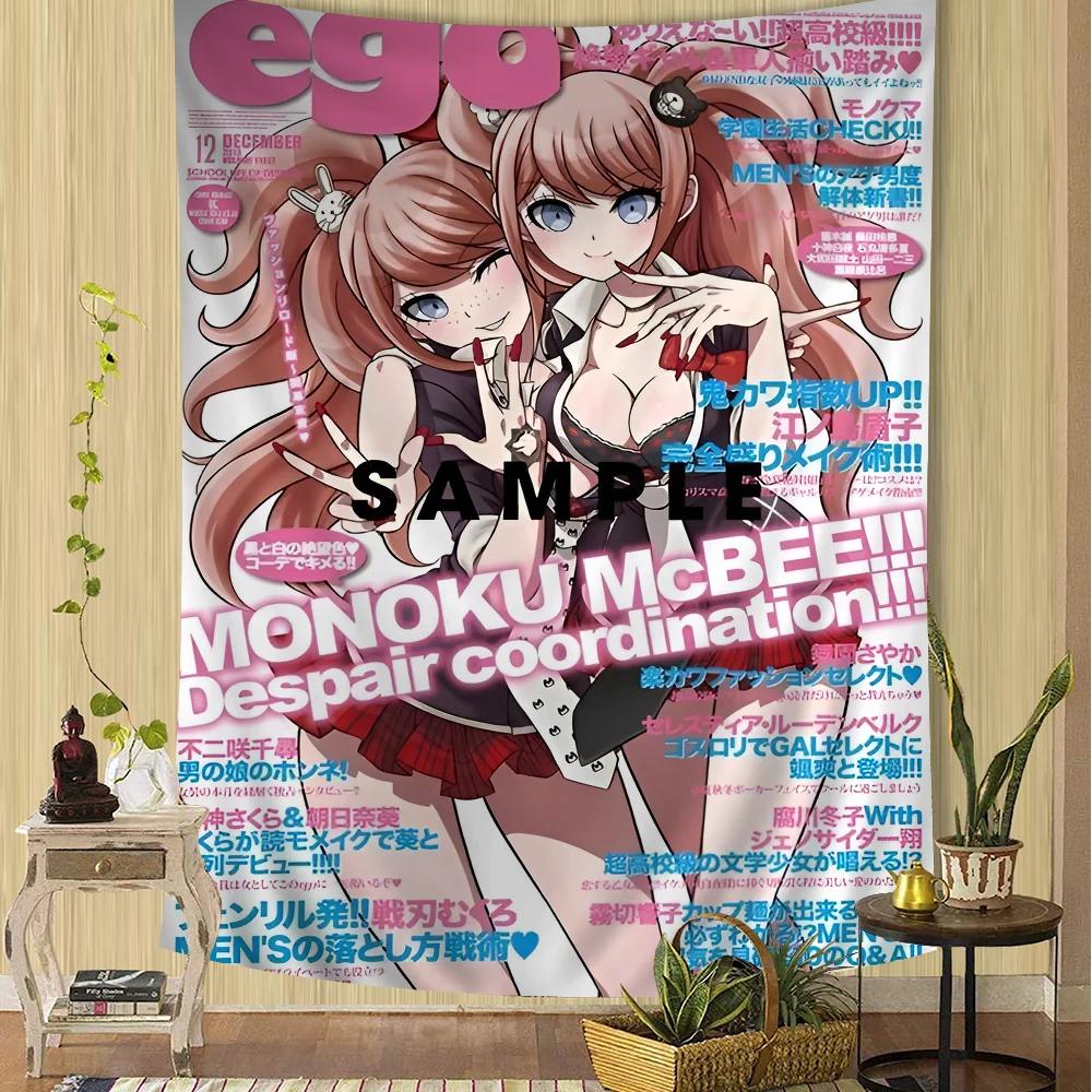VIKAMA Teya Tapestry Gothic Animation anime Decoration Wall Cloth Living Room Sofa Background Wall Room Decoration
