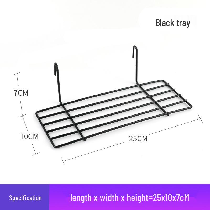 Black Bold Mesh Photo Wall Hanging & Display Rack