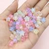 50/100 Pcs for Bracelet Acrylic Loose Beads Earring Making Five-pointed Star DIY Pearlescent Color 10mm Jewelry Beaded Materials