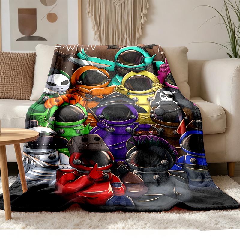 Among Us Soft and comfortable flannel Suitable for sofas living rooms outdoor camping travel and also makes a great anniversary gift