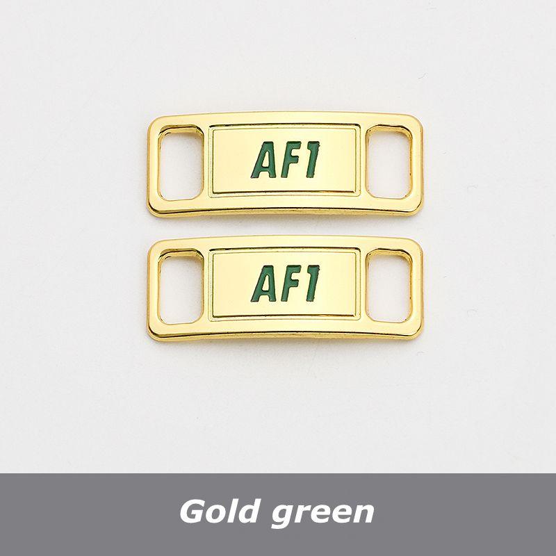 NO.8 2Pcs Metal Shoelaces Buckle AF1 Shoe Decoration Suitable for All Shoes Sneakers Shoes Accessories Flat Shoelace Buckle