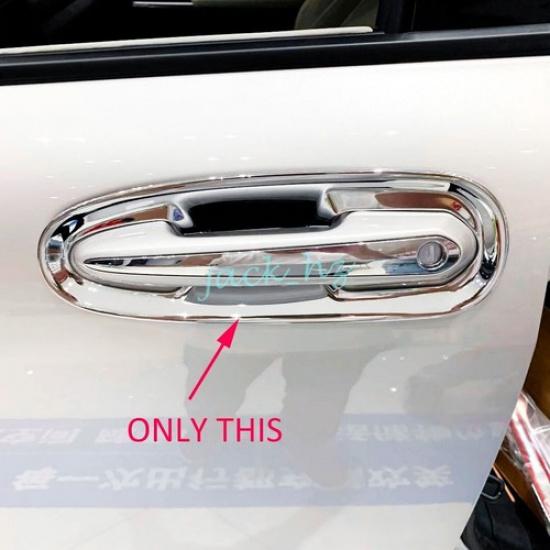 For -2024 Toyota Sienna Chrome Door Handle Surrounds Protector Accessories