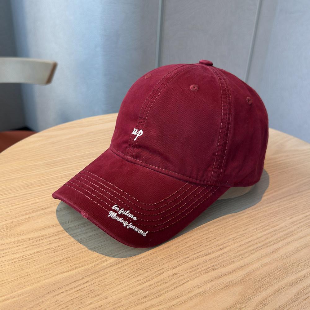 American Baseball Cap For Women, Small Face, Deep Top, Wide Curved Brim, Sun Protection, Sunshade, Soft Top Cap For Men