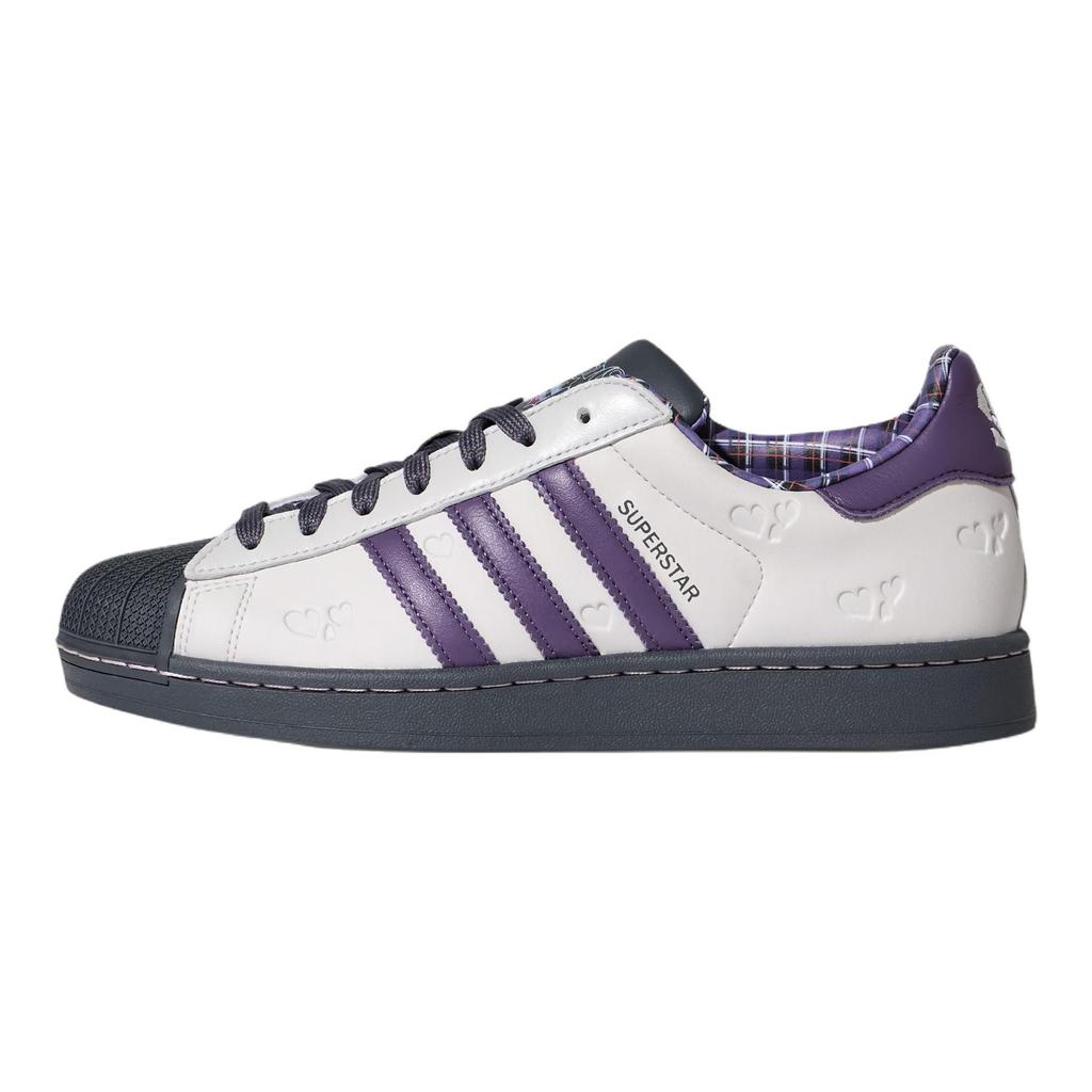 adidas Originals Superstar 2 Кеды для скейтбординга Унисекс Белый Темно-фиолетовый KH8023