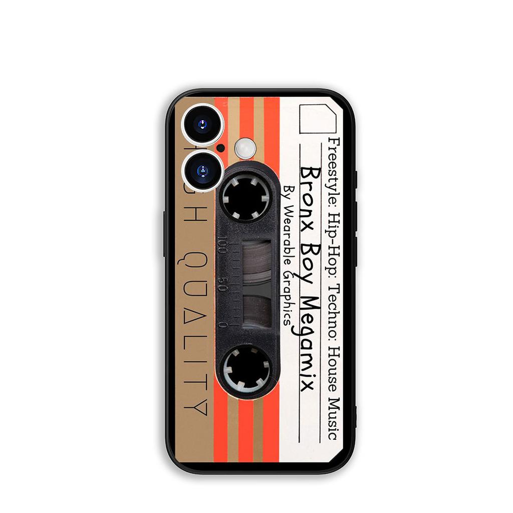 Чехол Cover для Apple iPhone 16 11 13 14 15 Pro Max 7 6 8 Plus SE2 SE3 + 16E SE 2022 Чехол Винтажная Кассета Музыкальная Лента Ретро