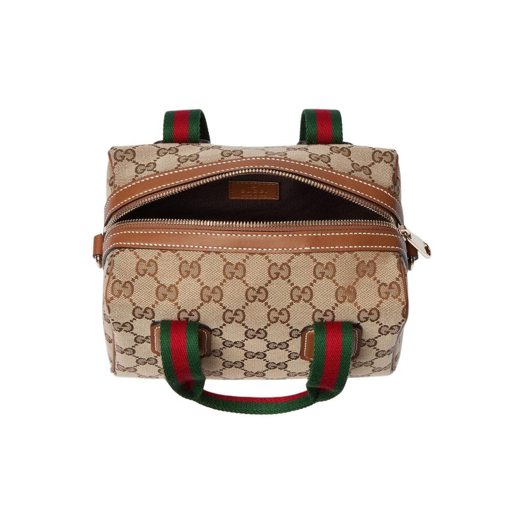 Gucci Logo Detachable Shoulder Strap Canvas Tote Bag Mini Unisex tote bags Beige 859975-FAFWX-9870
