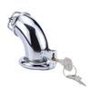Delay Ejaculation Metal Chastity Belt Penis Ring Cock Lock Bondage Chastity Devices Scrotum Bondage Cock Cage Sex Toys For Men