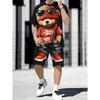 Cool Bear Trend T-shirt Men's Summer Loose Comfortable Outdoor Suit Short Sleeve T Shorts Men's Summer Clothing