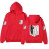 Attack On Titan Hoodie Anime Hoodies Plus Size Sweatshirts Cosplay Pullovers Loose Streetwear Winter Warm Mens Clothes Womens