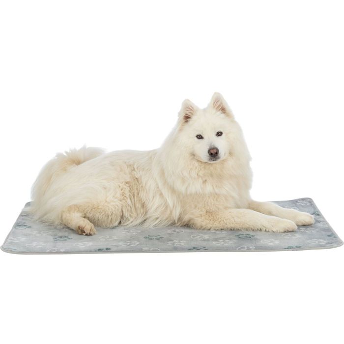 Matelas pour chien - TRIXIE - Jimmy Soft - 110×70 cm - Gris - Intérieur - Carré