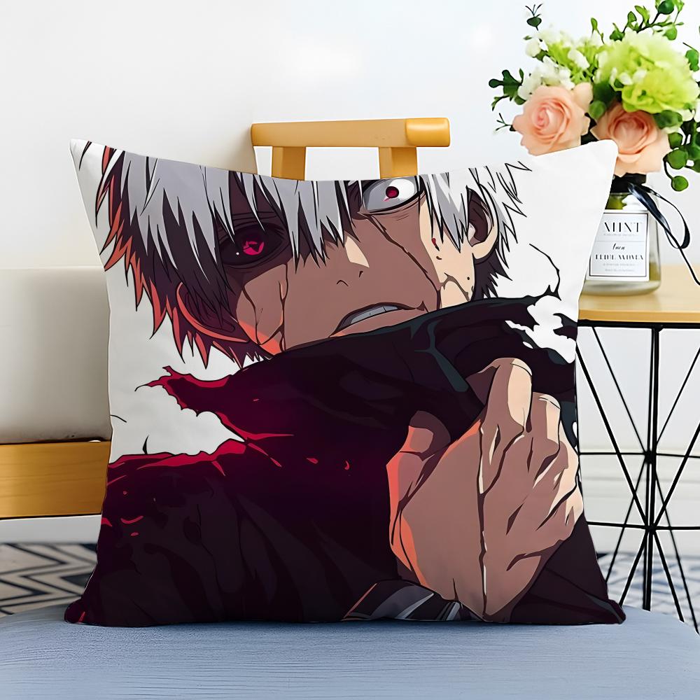 Tokyo Ghoul Наволочка Стираемая Льняная Наволочка Мягкая для Дивана Кровати Уютный Декор Домашней Комнаты