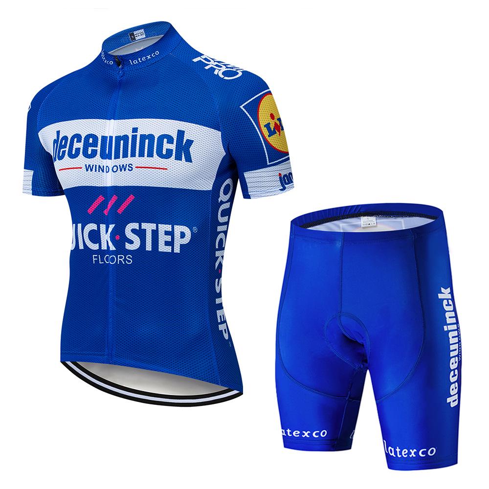 QUICK STEP Cycling Suit Short-sleeved Suit Cycling Equipment Men's Breathable