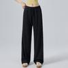 Lazy Relaxation Sports Fitness Yoga Wide-leg Pants Loose Straight Mopping Thin Casual Pants Women