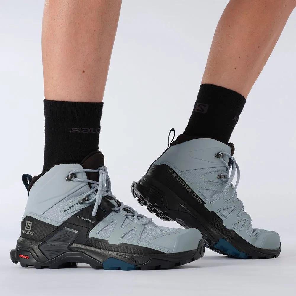 SALOMON Wide Hiking Boots X Ultra 4 Mid Goretex