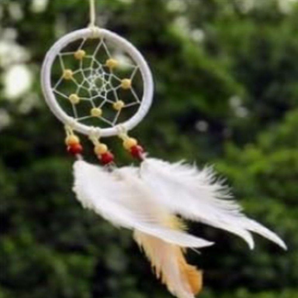 30pcs Plastic White Rings Hoops White Dream Catcher Circle for DIY Art Crafts