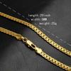 Золотая/Серебряная Медная Ювелирная Цепочка Мужская Позолоченная 18К Медная Мужская