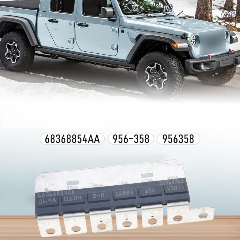 Автомобильные аксессуары для 2020-2023 68368854AA 956358 Блок предохранителей фар Основной блок предохранителей Массив предохранителей в блоке