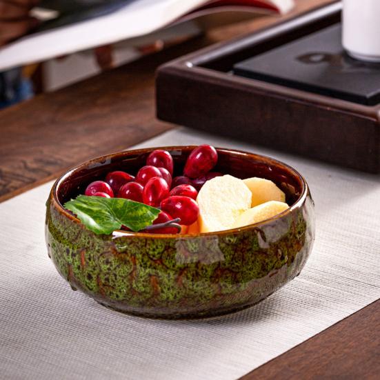 Керамический горшок для лотоса, крупнокалиберная непористая круглая ваза, цветная глазурь для нарциссов, цветочный горшок для водных растений, чаша для лотоса, гидропоника