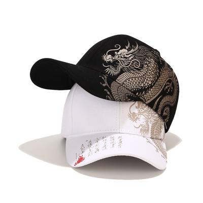 Бейсболки Snapback унисекс с принтом золотого дракона для отдыха на весну и осень, регулируемые повседневные шляпы, солнцезащитная шляпа