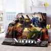 Transformers Fans (23) Personalized Text Blanket Cozy Customizable Blanket Soft Warm Cozy Suitable for Bedding Livingroom Picnics Home Decor