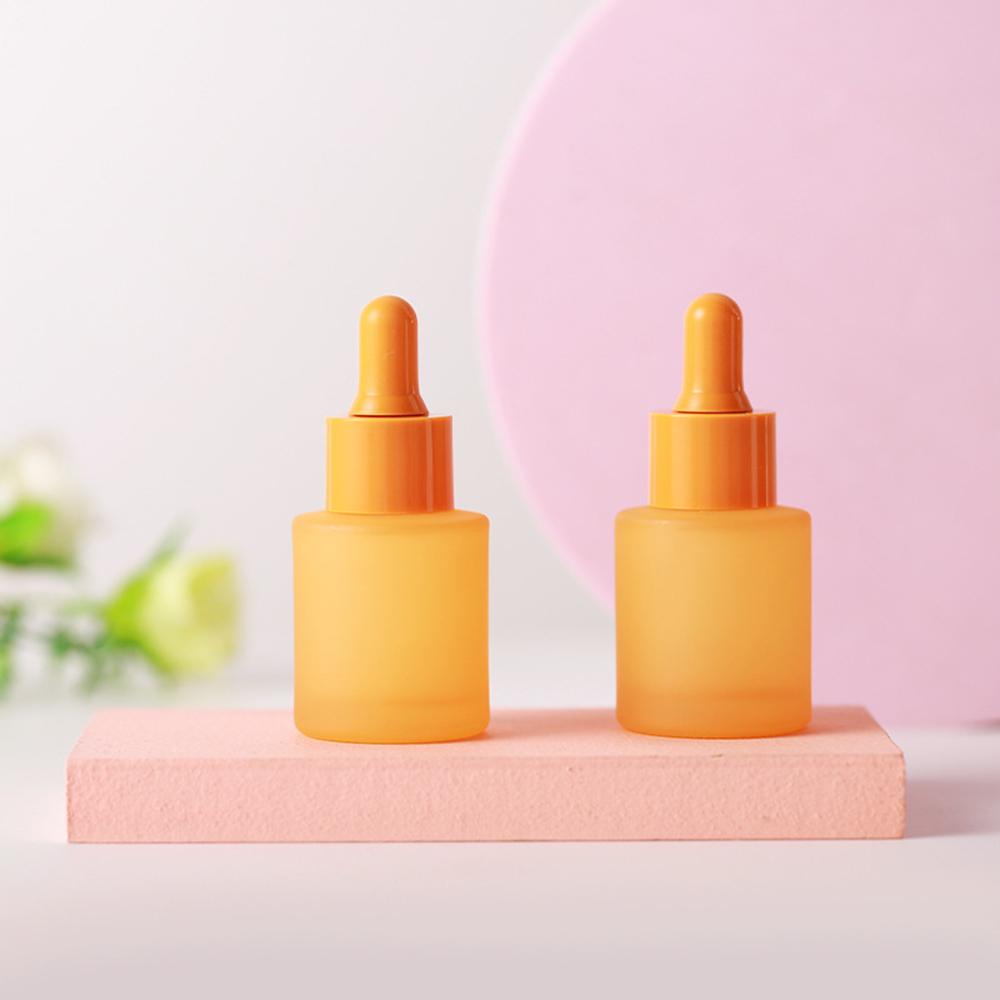 1pc 20ml Essential Oil Bottle Glass Frosted Dropper Bottle Sample Bottle Aromatherapy Liquid Drop for Massage Perfume Bottles