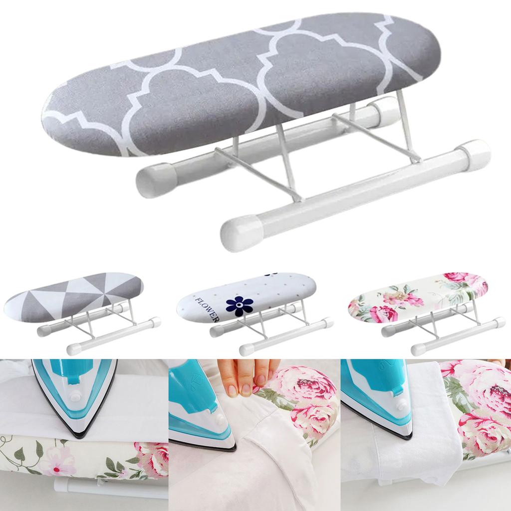 Настольная гладильная доска со складной ножкой, легкая дорожная гладильная доска для дома, офиса, общежития