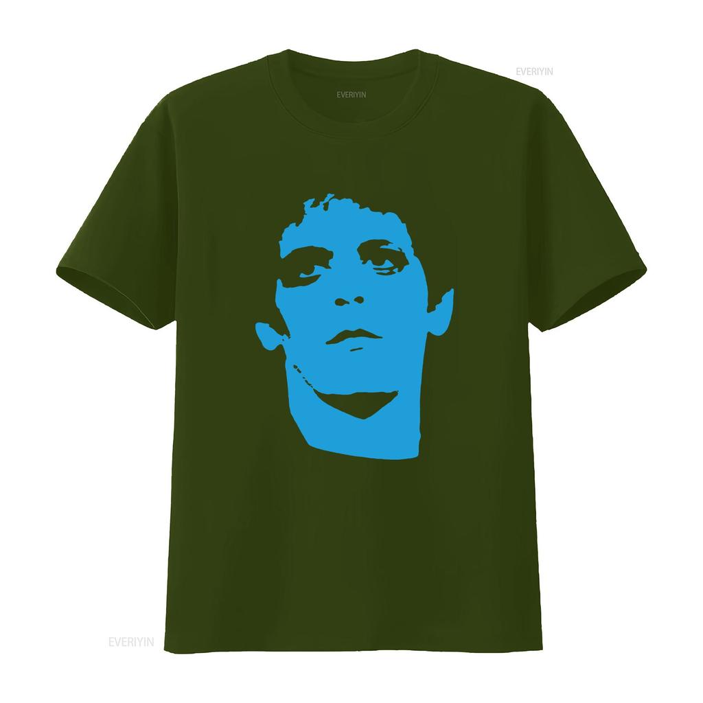 Vintage Lou Reed The Blue Mask T Shirt For Retro Rock Art Print Vintage Casual Slightly Graphic Breathable Unisex