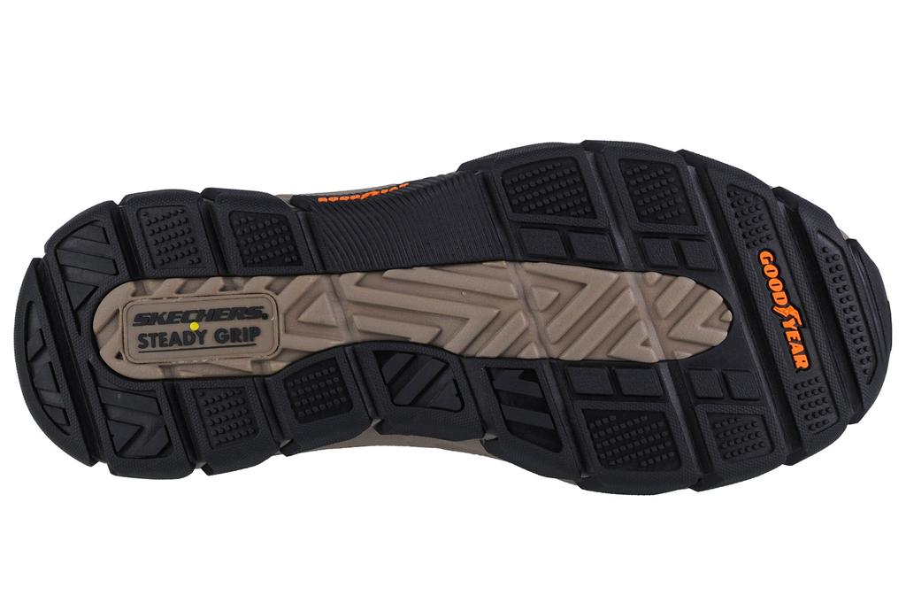 Skechers Слипоны Respected - Elgin, Мужские коричневые кроссовки