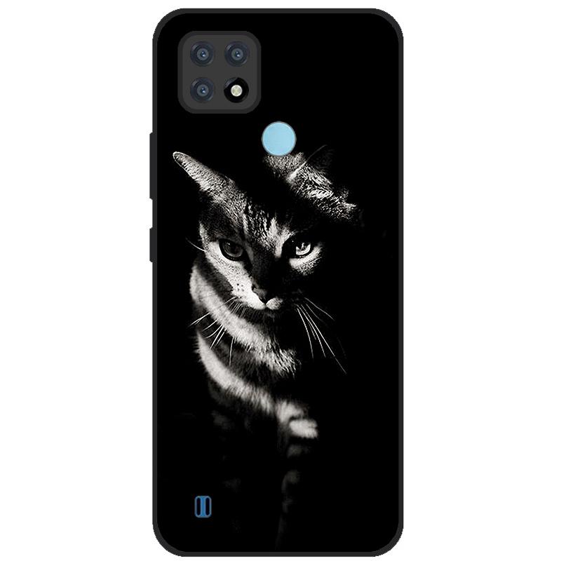 For Realme C21 Case Soft Tpu Silicone Case For OPPO RealmeC21 C 21 Phone Cover Fundas RMX3201 Bumper Case For Realme C21 Cover
