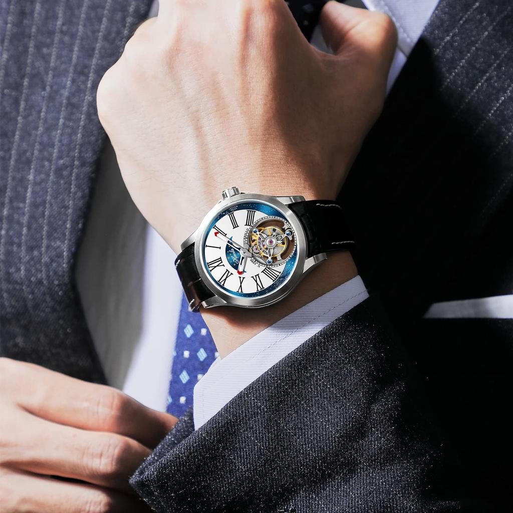 HAOFA Tourbillon Watch Mechanical Manual Winding Fashion Luxury Watch Men's Men's