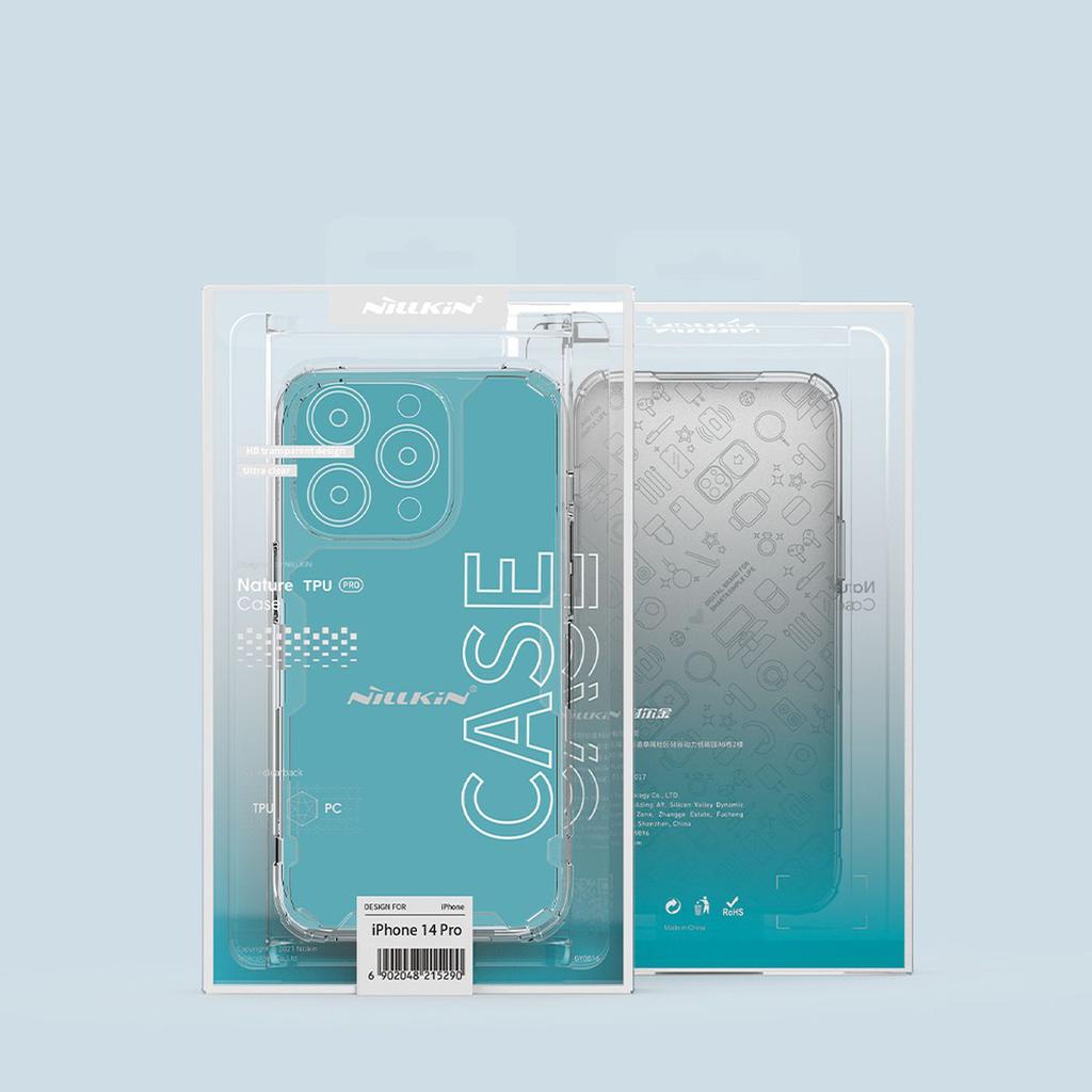 Nillkin Nature Pro Rugged Case for iPhone 14 Pro - Blue Protective Cover