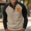 Men's Standing Collar Sweatshirt Is Outdoor Casual Sweaters Tops