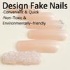 Valentine's Day Ballerina False Nails Wearable False Nail Waterproof Nail Tips  Girl